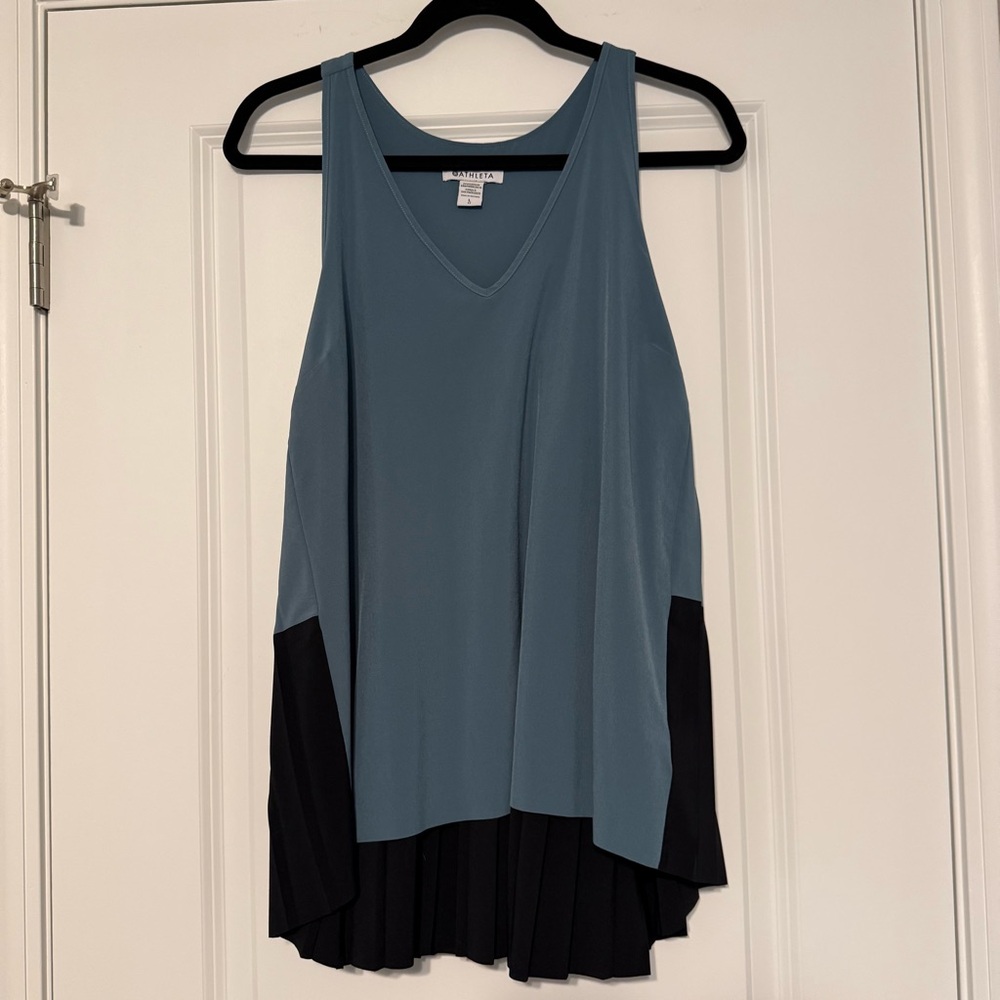 Athleta Blue and Black Tank Top